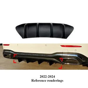 ลิ้นดิฟฟิวเซอร์กันชนหลัง StarNav สำหรับ Mercedes Benz C-Class W205 W206 C200 C260 C300 AMG Line 2019-2021/2022-2024 สปอยเลอร์แต่ง - Product Image 4