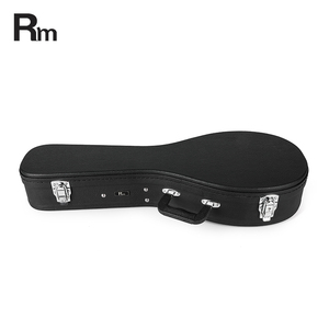 Étui à <span class=keywords><strong>mandoline</strong></span> humidifié de luxe en forme de A Étui à instruments de musique en cuir et en bois imperméable par Mandolin-MA - Product Image 4