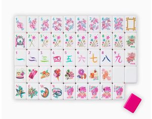 Tuiles de Mahjong en Acrylique Élégantes avec Logo Personnalisé pour le Jeu et le Divertissement en Casino, Coffrets Cadeaux Portables de <span class=keywords><strong>Boutique</strong></span> - Product Image 4