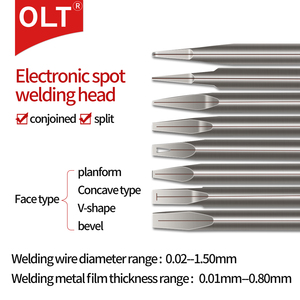 Elektronischer Punktschweißkopf U876 <span class=keywords><strong>U864</strong></span> UC1010, emaillierter Drahtelektrodenkopf, Präzisionsschweißspitze aus Wolfram-Molybdän-Legierung - Product Image 4