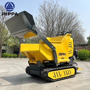 Rippa Mini Track <span class=keywords><strong>Dumper</strong></span> 500Kg 1000Kg Mini Dump Truck Diesel Elektrische Crawler Mini <span class=keywords><strong>Dumper</strong></span>