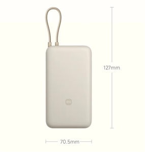 Original pour <span class=keywords><strong>Xiaomi</strong></span> 33W <span class=keywords><strong>Power</strong></span> <span class=keywords><strong>Bank</strong></span> 20000 (câble intégré) 33W charge rapide câble USB-C intégré <span class=keywords><strong>20000mAh</strong></span> Portable Powerbank - Product Image 4