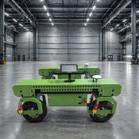 Chasis Robótico Agrícola Eléctrico de 48V 100AH con Conducción Automática 4WS 4WD y Distancia Entre Ejes Ajustable para Agricultura de Precisión