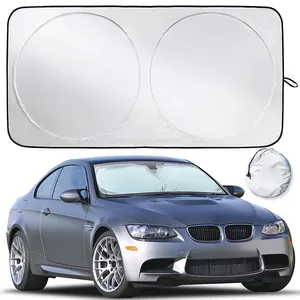 QEEPEI Car Windshield Sun Shade | Reflector Sunshade Offers Ultimate Protection for Car Interior/Cool Car Reflective Sun Blocker