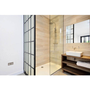 Portes de douche classiques, encadrées en noir, coupe forte à usage domestique, 1 pièce - Product Image 3