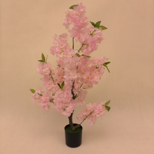 Nouvelle Plante Artificielle en Pot de Petite Taille, Fleur de <span class=keywords><strong>Cerisier</strong></span> Simulée Haute Fidélité, pour Mariage, Bureau, Maison, Jardin, Décoration - Product Image 4