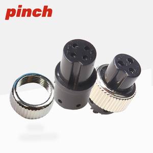 Conector de Aviación Pinch de 2, 3, 4, 5 y 6 Pines, Macho y Hembra, Enchufe M12 M16 de Aleación de Aluminio - Product Image 2