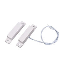 Capteur de contact magnétique NC/NO - ABS Tuya Smart Durable, capteur de mouvement PIR filaire à montage en surface pour porte/fenêtre, alarme antivol