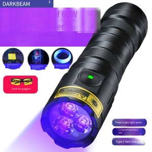 Torcia <span class=keywords><strong>UV</strong></span> Elius di Alta Gamma 365nm per Ispezione Banconote e Rilevamento Animali Domestici, IP65 Ricaricabile - Product Image 6