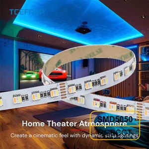 Hotel 60leds per meter RGBCCT <b>LED</b> <b>Strip</b> <b>24V</b> High CRI Flexible for Luxury Interior <b>Lighting</b> - Product Image 6