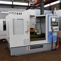 Fraiseuse verticale CNC 5 axes haute précision HIPOW VMC640, commande GSK, broche BT40, course simple 600x400x500mm, nouvelle, 16 outils