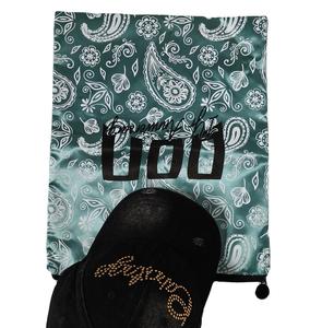 高品質高級シルク生地ポーチファッションデザイナー服包装ジッパーバッグカスタムサテン帽子ダストバッグ包装用 - Product Image 5