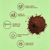 Café instantané KETO OEM pour usine, faible en glucides, sans sucre, à l'huile MCT, favorisant la satiété, graisses saines, boisson quotidienne saine
