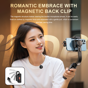 Microphone Lavalier Sans Fil S30 Mini 2.4G avec Boîtier de Charge Magnétique et Annulation Active du Bruit pour Streaming en Direct, TikTok et Vlogging - Product Image 5