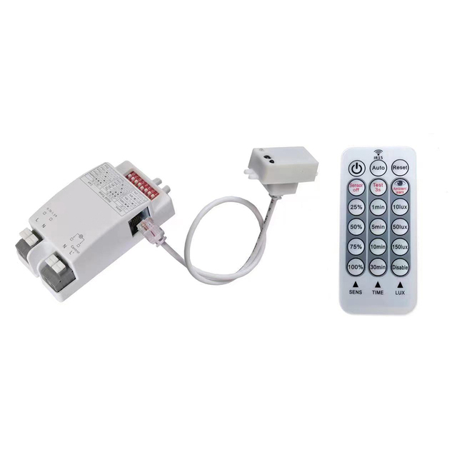 5.8GHz Radars motion sensors switches adjustable detection distance delay accessory for indoor ceiling lighting control