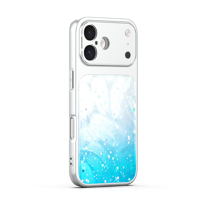 For iphone 17 pro max supplier wholesale uv printing painting pattern two in one hybrid epoxy cell phone cases