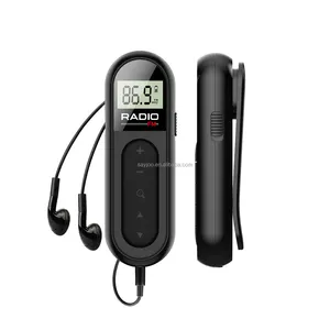Digital mini fm personal radio for home Portable fm radio walkman