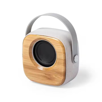 Grosir kustom baru ramah lingkungan luar ruangan Mini portabel bambu Bass Surround BT nirkabel Speaker bertenaga baterai 3W Output