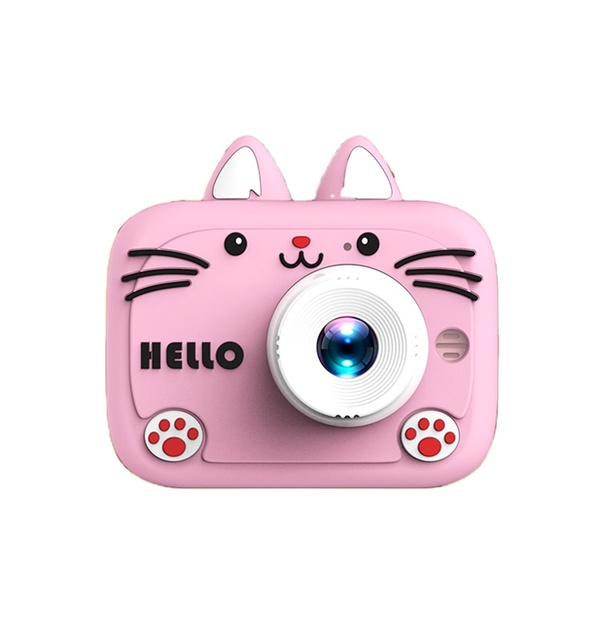 Mini 1080P Cute Digital Camera Kids Children Camcorder Video Recorder Youtube Vlogging Function 1-Year Warranty MicroSD Media