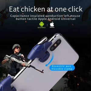 Disparador de juegos móviles de teléfono inteligente de plástico para PUBG Mobile Game Fire <span class=keywords><strong>Button</strong></span> Aim Key <span class=keywords><strong>L1R1</strong></span> para regalo - Product Image 6