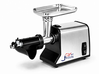Hachoir à viande électrique domestique 1200W pour légumes et jus, avec boîtier en acier inoxydable