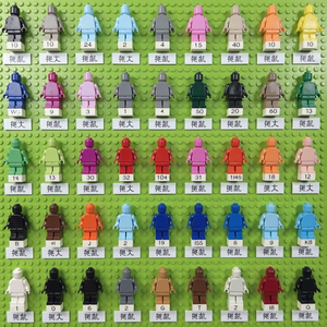 Mini Figuras de Bloques de Construcción de Plástico Personalizadas, Juguetes de Figuras de Acción con Personajes, Set de Muñecos de Mini Bloques de Construcción, Juguete de Bloques para Armar - Product Image 1
