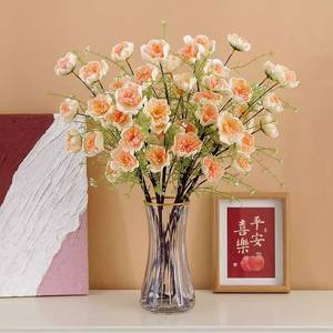 Flores Artificiales, Ramo de Azaleas de Plástico, Alta Simulación, Decoraciones para Bodas y Hogar, Paquete Individual - Product Image 2