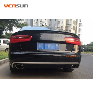 Diffusore posteriore a nido d'ape RS6 di alta qualità con tubi di scarico per <span class=keywords><strong>Audi</strong></span> C7 <span class=keywords><strong>A6</strong></span> 2013 <span class=keywords><strong>2014</strong></span> 2015 normale - Product Image 5