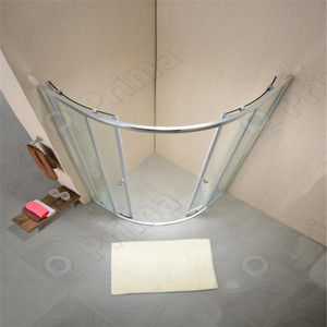 Stile Prima francese automatico scorrevole in vetro temperato porta divisorio doccia in lega di alluminio porta vetrata per <span class=keywords><strong>bagno</strong></span> o Patio - Product Image 3
