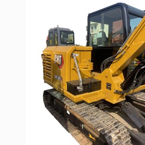 Excavadora Caterpillar Cat 305.5E2 Original de Japón con Certificación CE, Miniexcavadora Hidráulica de 5.5T con Accesorio de Barrena Cummins - Product Image 1