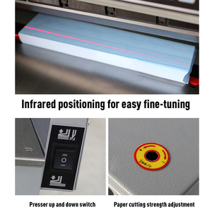 Zequan A3 <span class=keywords><strong>A4</strong></span> nhiệm vụ nặng nề giấy máy cắt tự động A3 <span class=keywords><strong>A4</strong></span> Máy tính để bàn điện Giấy cắt cắt dày giấy máy cắt - Product Image 4