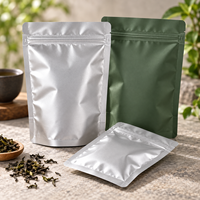 Sachet Doypack Mylar Argenté ECO avec Fermeture Zip, Anti-humidité pour Emballage Alimentaire, Impression Personnalisée
