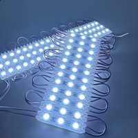 Module LED 12V 3LED 63*13 1.5W SMD2835 IP65 Blanc froid Blanc chaud Extérieur Étanche Moulage par injection Signalisation d'affichage