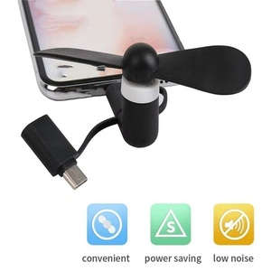 Wholesale 3-In-1 <b>Mini</b> Phone Cooling Fan Portable <b>USB</b> Smartphone Smart Home Product - Product Image 6