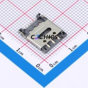 CSIM-1150-6P <b>SIM</b> <b>Card</b> Connector SMD Connector Flip Cover Type Nano <b>SIM</b> <b>Card</b> <b>Card</b> <b>Holder</b> 1.4mm - Product Image 1