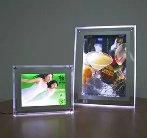 Custom acrylic lighting boxes lucite advertising led box display