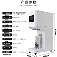 Scelleuse rotative entièrement automatique MH pour bouteilles PET, machine à sceller les canettes en aluminium et plastique pour sodas, bières, cafés, thés