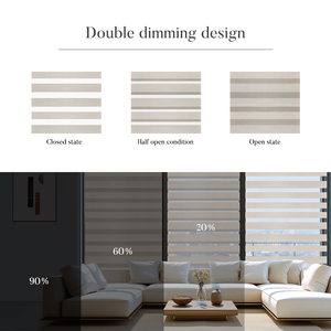 Tuya Smart <span class=keywords><strong>rullo</strong></span> elettrico tende <span class=keywords><strong>Zebra</strong></span> tessuto oscurante per camera da letto soggiorno motorizzato <span class=keywords><strong>rullo</strong></span> incorporato - Product Image 3