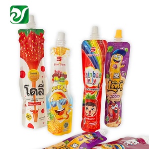 Poşet De Jus Emballage Plastique De Juspots Et Sachets De Yaourt OEM jöle emzik çanta standı up baskı suyu memesi Doypack - Product Image 2