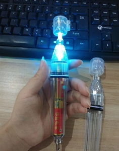 Lampe <span class=keywords><strong>de</strong></span> pêche à la lumière <span class=keywords><strong>LED</strong></span> pour calamars, 12 cm, 17 cm, piles AA, pêche en eau profonde, calamars, poulpes, seiches, crochet parapluie, attirant la lumière <span class=keywords><strong>de</strong></span> pêche - Product Image 5