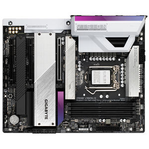 Placa base para juegos usada GIGABYTE <span class=keywords><strong>Intel</strong></span> Z590 VISION G con conectores DDR4 LGA 1200 PCIe X4 M.2 compatible con CPU <span class=keywords><strong>Intel</strong></span> Core 11th /10th - Product Image 2