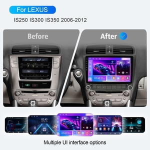 เครื่องเล่นนำทางในรถยนต์หน้าจอสัมผัสขนาด 10 นิ้ว รุ่น Rhythm สำหรับ Lexus IS200 IS220 IS250 IS300 IS350 ปี 2005-2012 พร้อมช่องเสียบ USB และระบบมัลติมีเดีย - Product Image 2