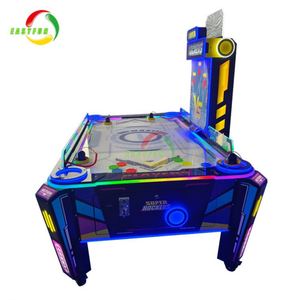 เครื่องเล่นเกมฮอกกี้อากาศแบบหยอดเหรียญอัตโนมัติ โต๊ะโลหะสำหรับเล่นเกมอาร์เคด รองรับผู้เล่นสองคนหรือหลายคน เกมกีฬา - Product Image 4