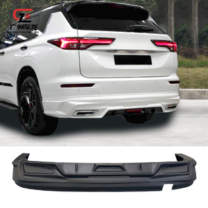 2023-2025三菱アウトランダーカーボディキットフロントリップリアリップサイドスカートABSプラスチックバンパートウフック1セット - Product Image 4