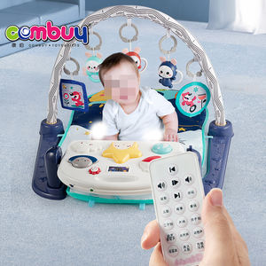 Veilleuse lapin mignon avec télécommande, jouet de piano pour bébés rampant, tapis de jeu pour enfants - Product Image 2