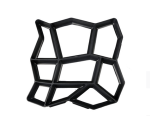 Molde de plástico PP para pavimento de jardín DIY, baldosas para suelo, electrodomésticos negros de 50x40x4cm - Product Image 3