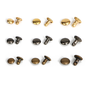 Bán buôn phụ tùng Túi đặc biệt Phụ Kiện Hai mặt bằng thép không gỉ đinh tán khóa đen Phun sắt một đầu mạ 10mm - Product Image 3