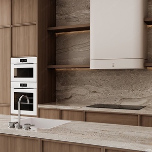 Muebles <span class=keywords><strong>de</strong></span> Cocina Modulares <span class=keywords><strong>de</strong></span> Lujo Modernos con Isla <span class=keywords><strong>Integral</strong></span> <span class=keywords><strong>de</strong></span> Madera Personalizada - Product Image 3