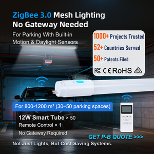 アメレック スマートマイクロ波センサー スマート<span class=keywords><strong>LED</strong></span>照明ソリューション <span class=keywords><strong>LED</strong></span>チューブライト <span class=keywords><strong>LED</strong></span>駐車場IoT照明用 - Product Image 1