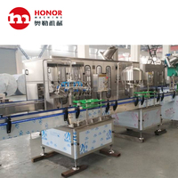 Machine automatique de Type linéaire pour bouteilles d'eau Pure, rinçage, remplissage, capsulage, étiquetage, emballage, Machine de Production
